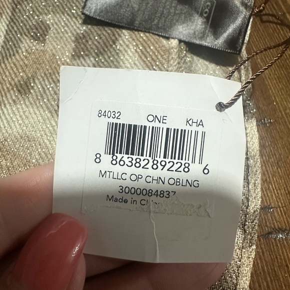 Coach Y2K Signature Interlocking C Scarf in Brown and Tan NWT Wool Cashmere - Picture 3 of 6